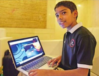 طفل هندي يعتبر أصغر رئيس تنفيذي في عالم التكنولوجيا