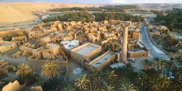 الأماكن الأثرية في قرية “عودة سدير” بالمملكة