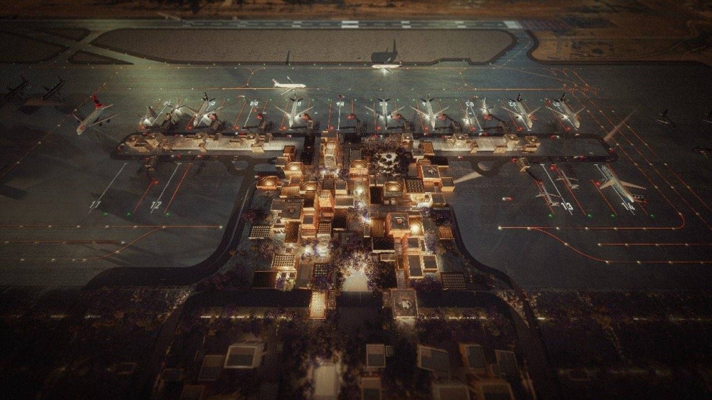 مطار أبها الجديد بهوية معمارية متسقة مع تراث منطقة عسير