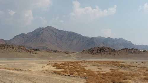 جبال مدين من المرتفعات الغربية في المملكة العربية السعودية 