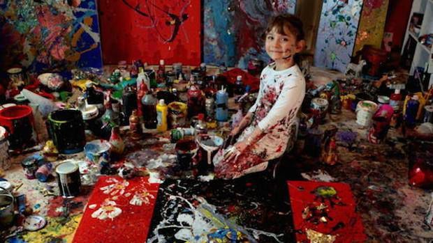 اليتا اندريه (Aelita Andre ) أصغر رسامة محترفة في العالم