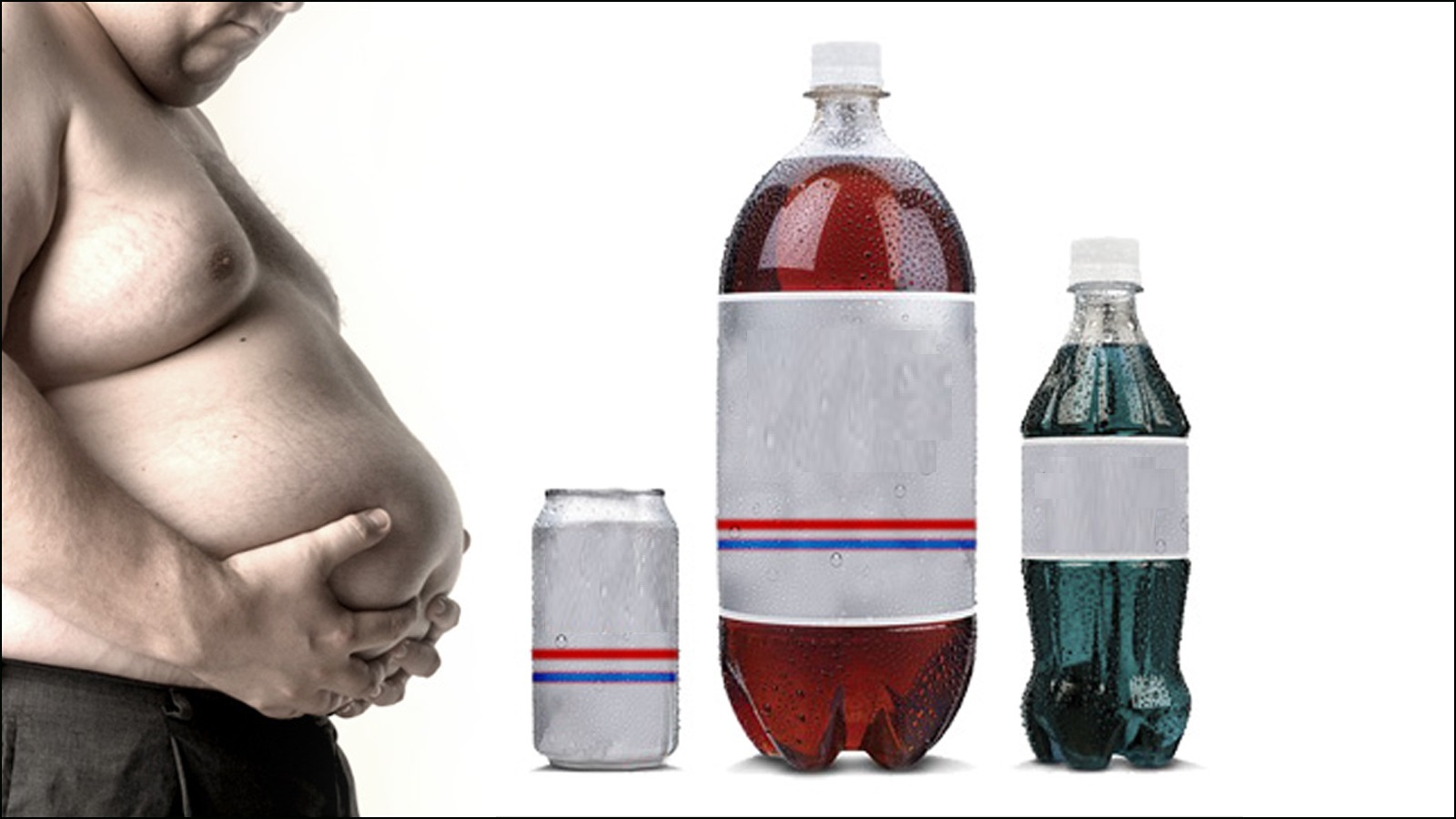 المشروبات السكرية تزيد الدهون في منطقة الخصر والبطن