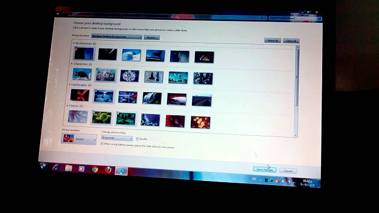 كيف تغير خلفية الشاشة تلقائيا في نظام ويندوز