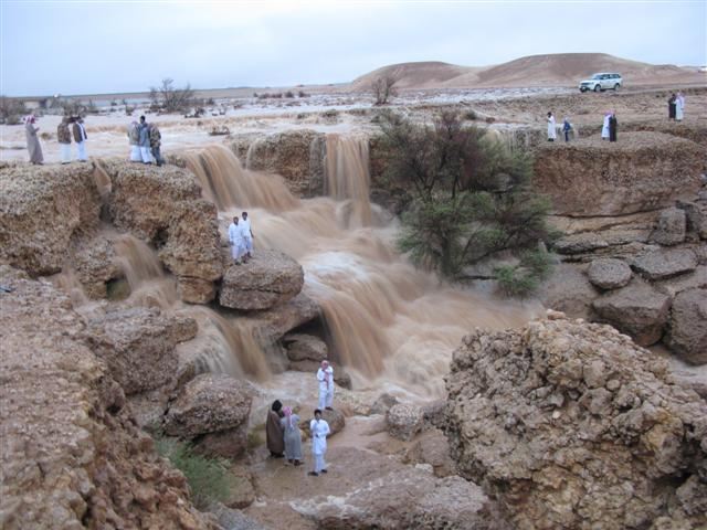 شلالات وادي الطوقي في الرياض