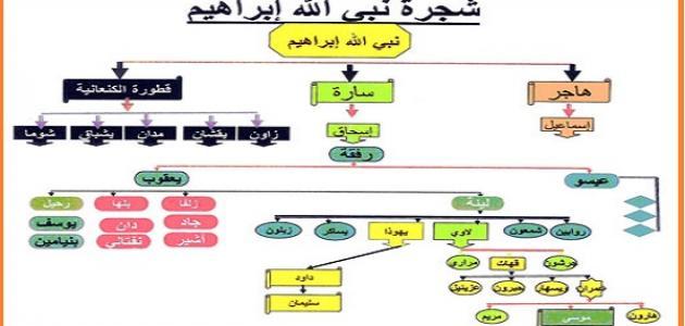 كم عدد أبناء سيدنا إبراهيم عليه السلام