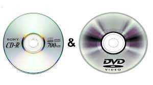   أوجه التشابه والاختلاف  بين قرص CD وأقراص DVD