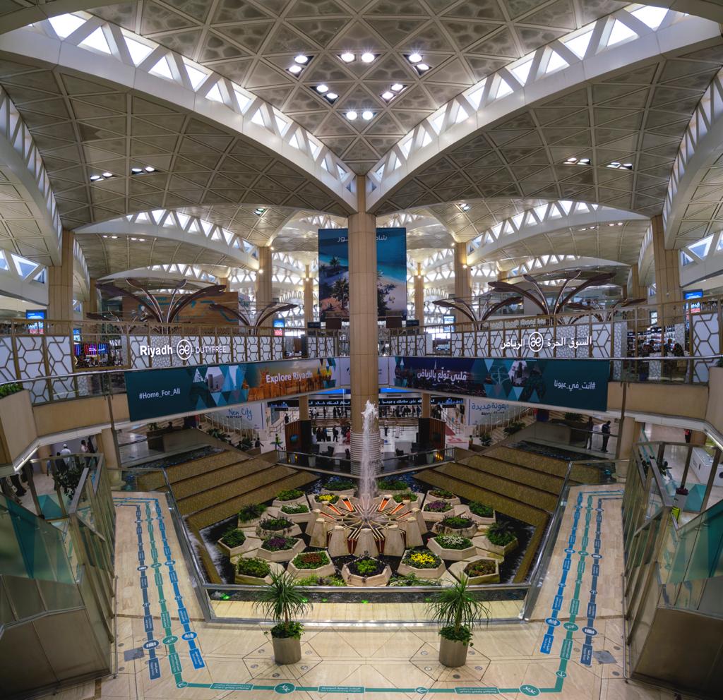 مطار الملك خالد الدولي من أفضل المطارات العالمية تطورا
