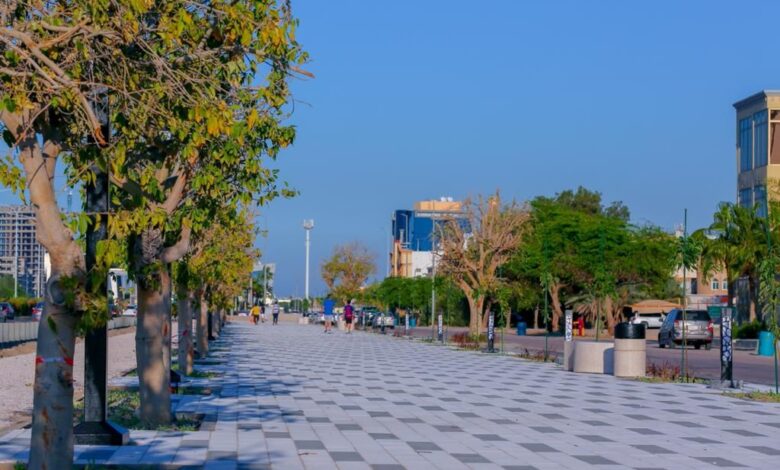 ممشى حي الجسر بالخبر