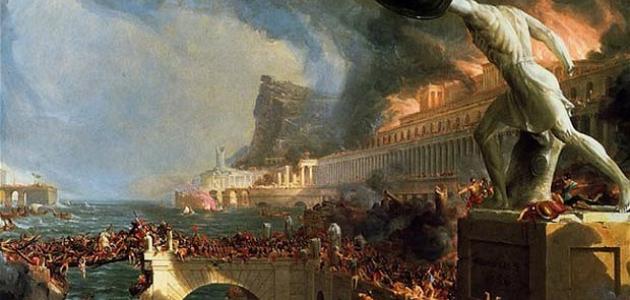 إضمحلال الإمبراطورية الرومانية وسقوطها