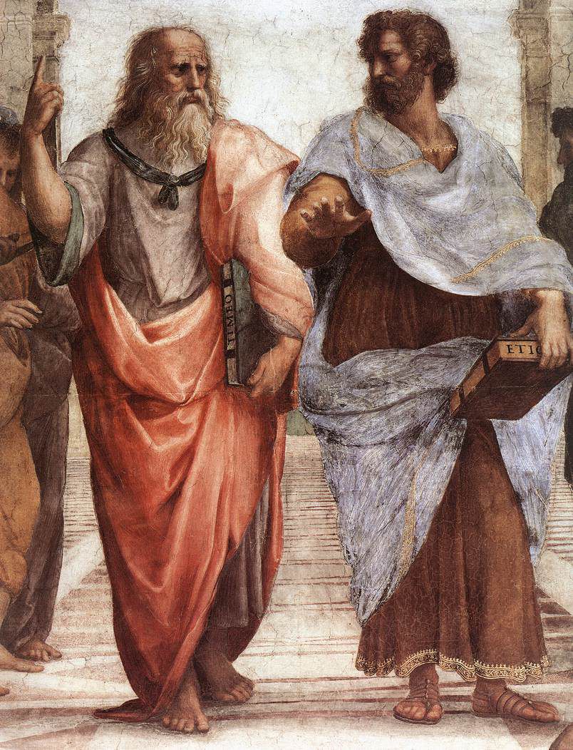 الفرق بين ارسطو وافلاطون