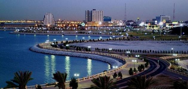 The coastal city of Duba