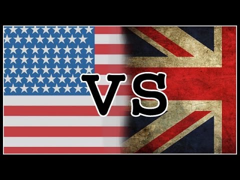 الفرق في اللغة الانجليزية ” البريطانية ” و ” الامريكية “