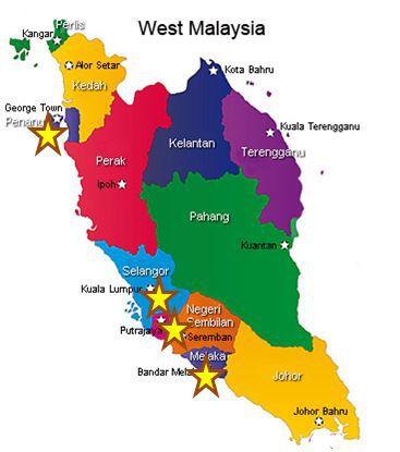 خطة سياحية في ماليزيا