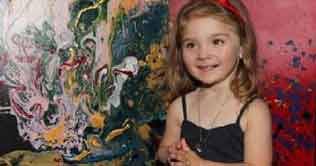 اليتا اندريه (Aelita Andre ) أصغر رسامة محترفة في العالم