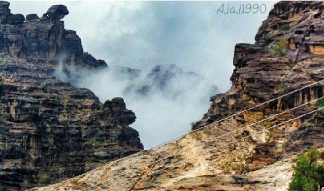 جمال الطبيعة في جبال القهر بالريث