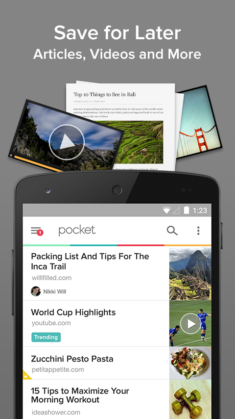 تطبيق Pocket لحفظ صفحات الإنترنت لقراءتها فيما بعد