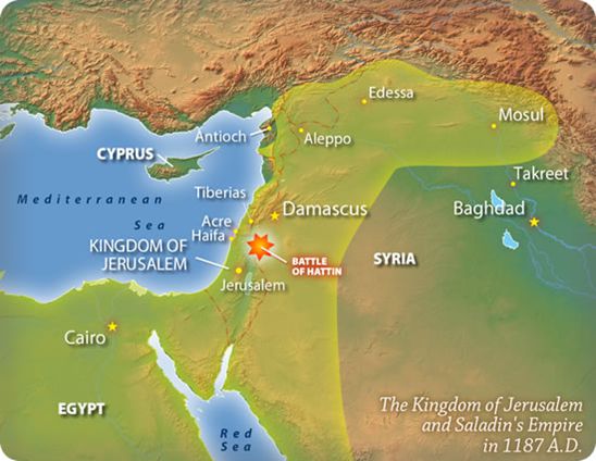 اتفاقية صلاح الدين الايوبي مع الصليبيين