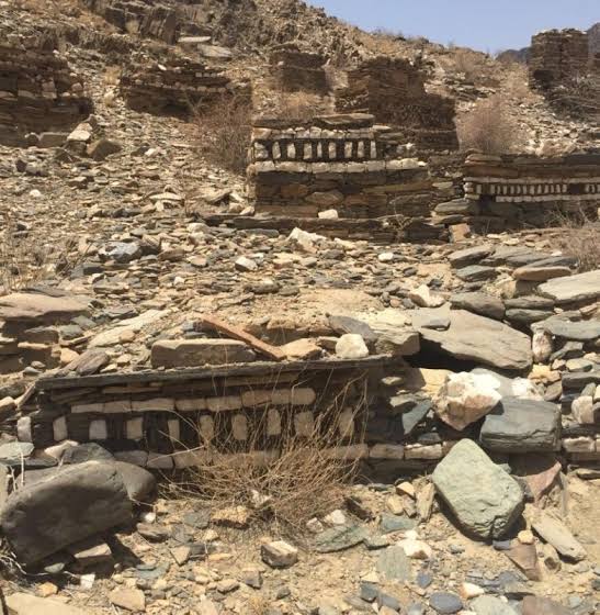 وادي عياء في بللسمر بعسير حصون وقصور ومقابر تدل على حضارة عظيمة منذ أقدم العصور