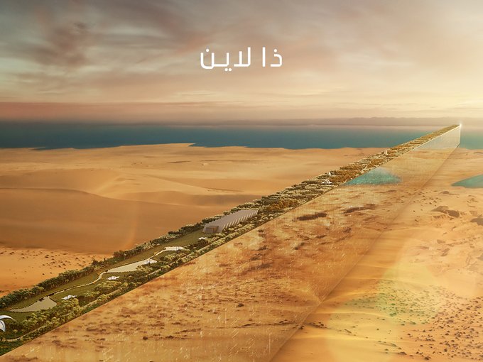 «ذا لاين» السعودية مدينة متجددة في نيوم